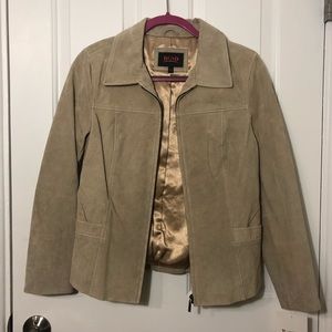 Women’s Petite Leather/suede jacket